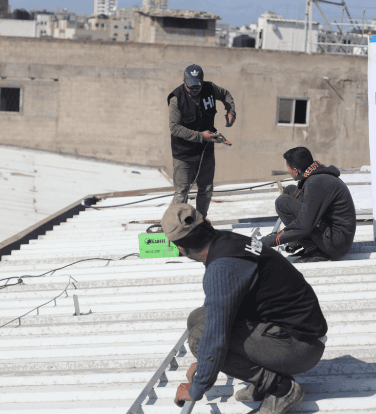 Provided 51 solar panels