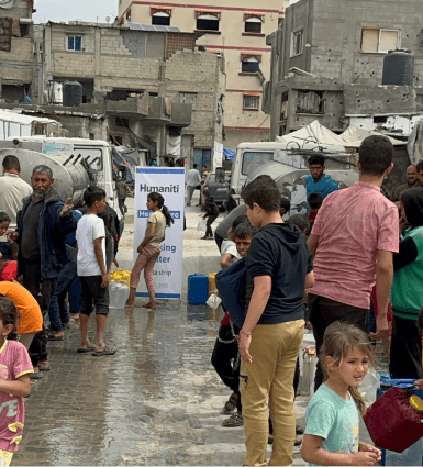 Provided clean water sources for 1M Gazans
